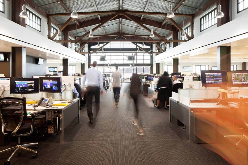 Bloomberg office interior