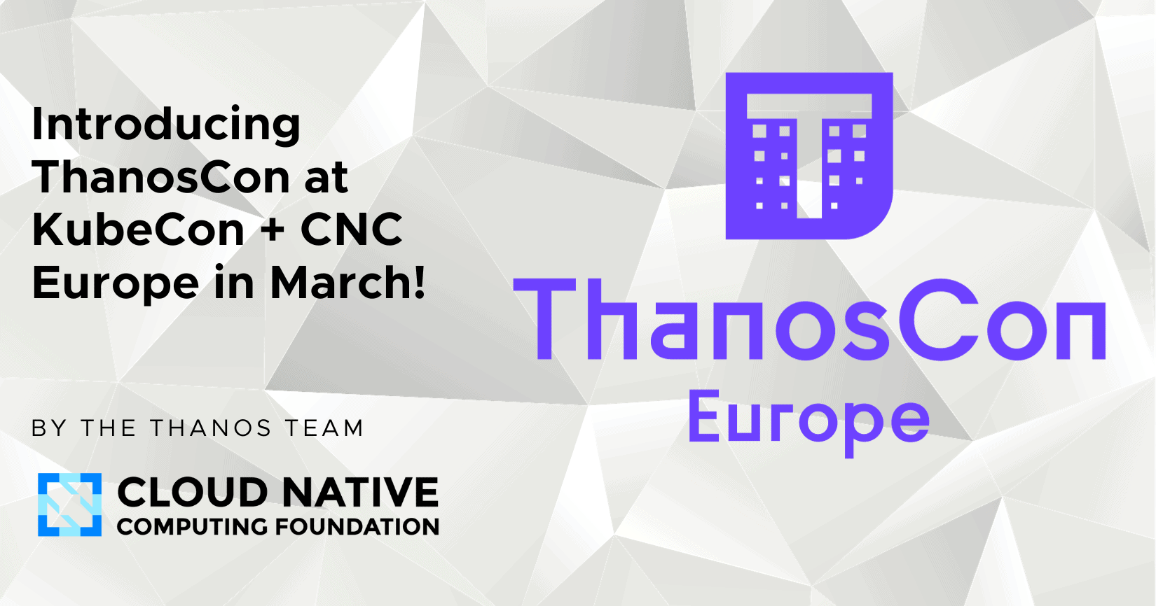 Introducing ThanosCon in Paris KubeCon + CloudNativeCon EU 2024! CNCF