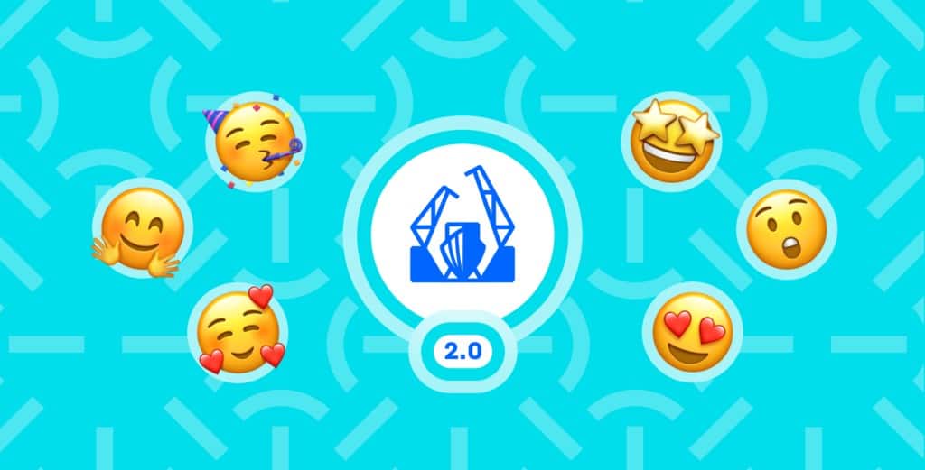 Emojis cheering on werf 2.0