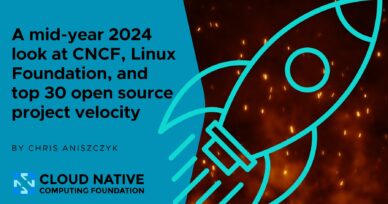 As we reach mid-year 2024, a look at CNCF, Linux Foundation, and top 30 open source project velocity 