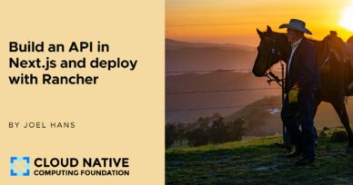 Build an API in Next.js and deploy with Rancher