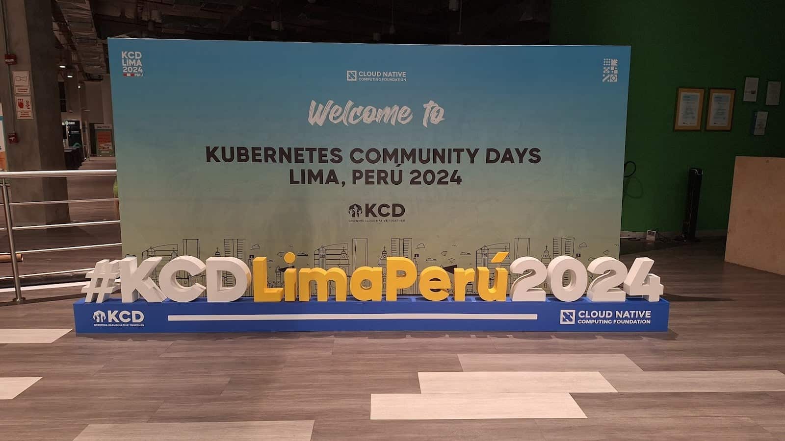 Kubernetes Community Days Lima, Peru 2024 #KCDLimaPeru2024 welcome banner