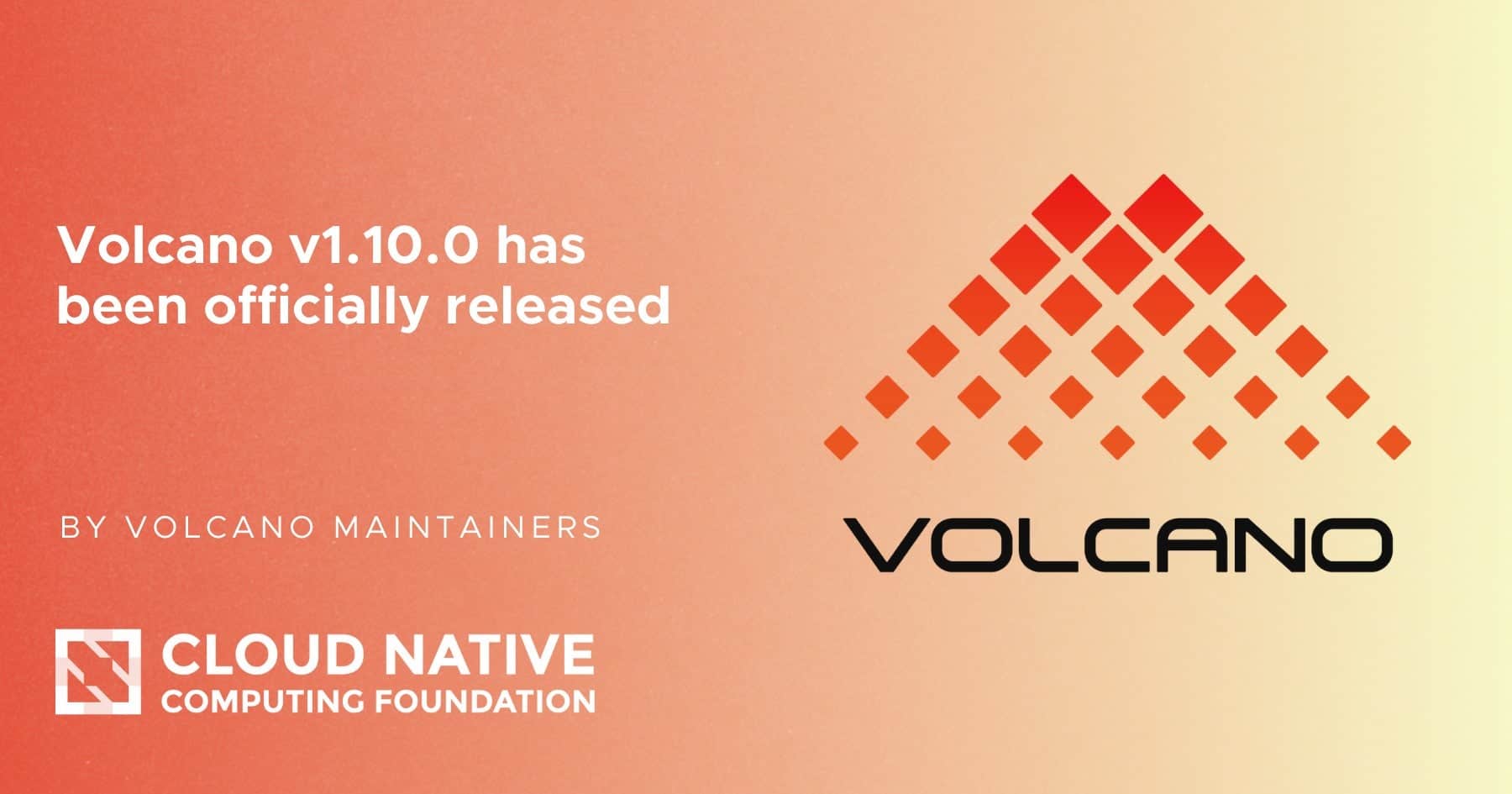 Volcano v1.10.0 officially released, 10 features to improve the unified scheduling and fine-grained resource management capabilities