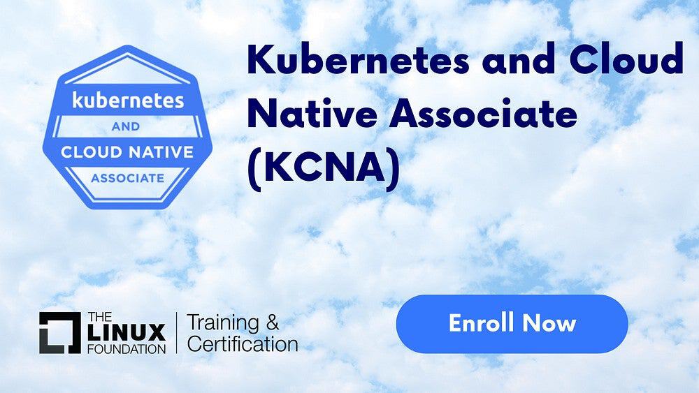 Kubernetes and Cloud Native Associate (KCNA) training banner