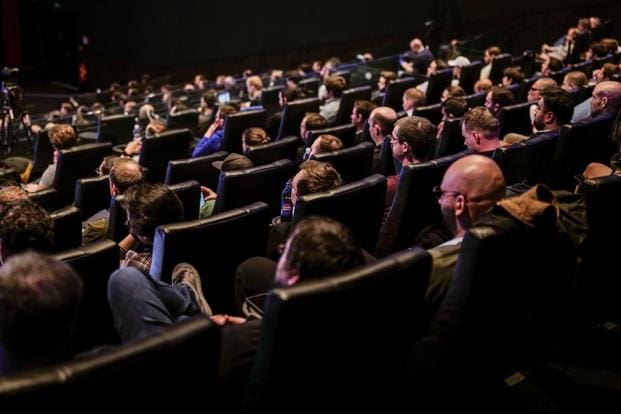 Audience in a hall