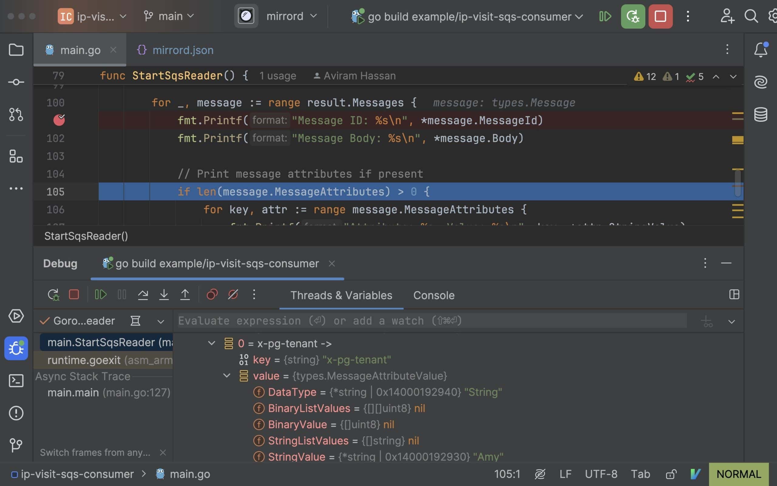 example project IDE
